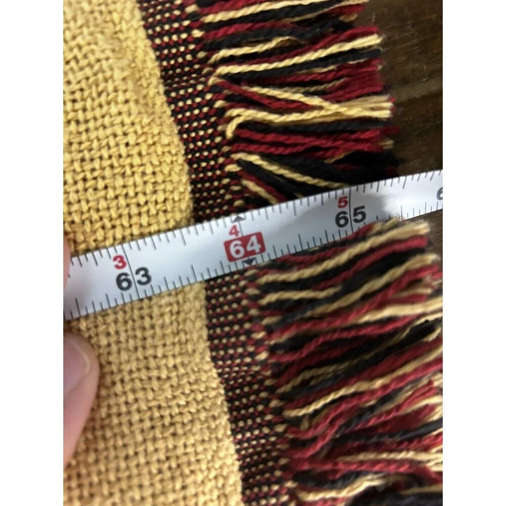 Bob Timberlake Knit Throw Blanket 48 x 64 Christmas Teddy Bears Drums Blocks EUC